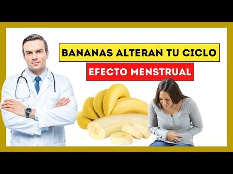 La banana no alivia los cólicos menstruales